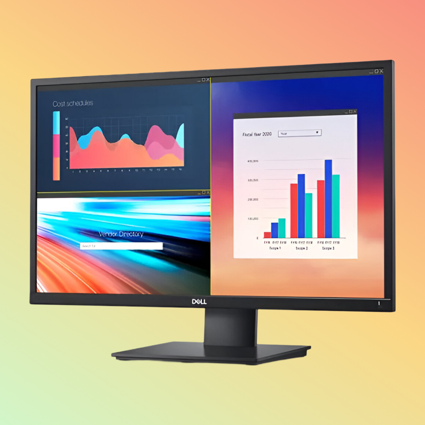 DELL E2420HS Monitor - 23.8" FHD (1920 x 1080), IPS, HDMI, VGA, Speakers, 250 nits, 60 Hz