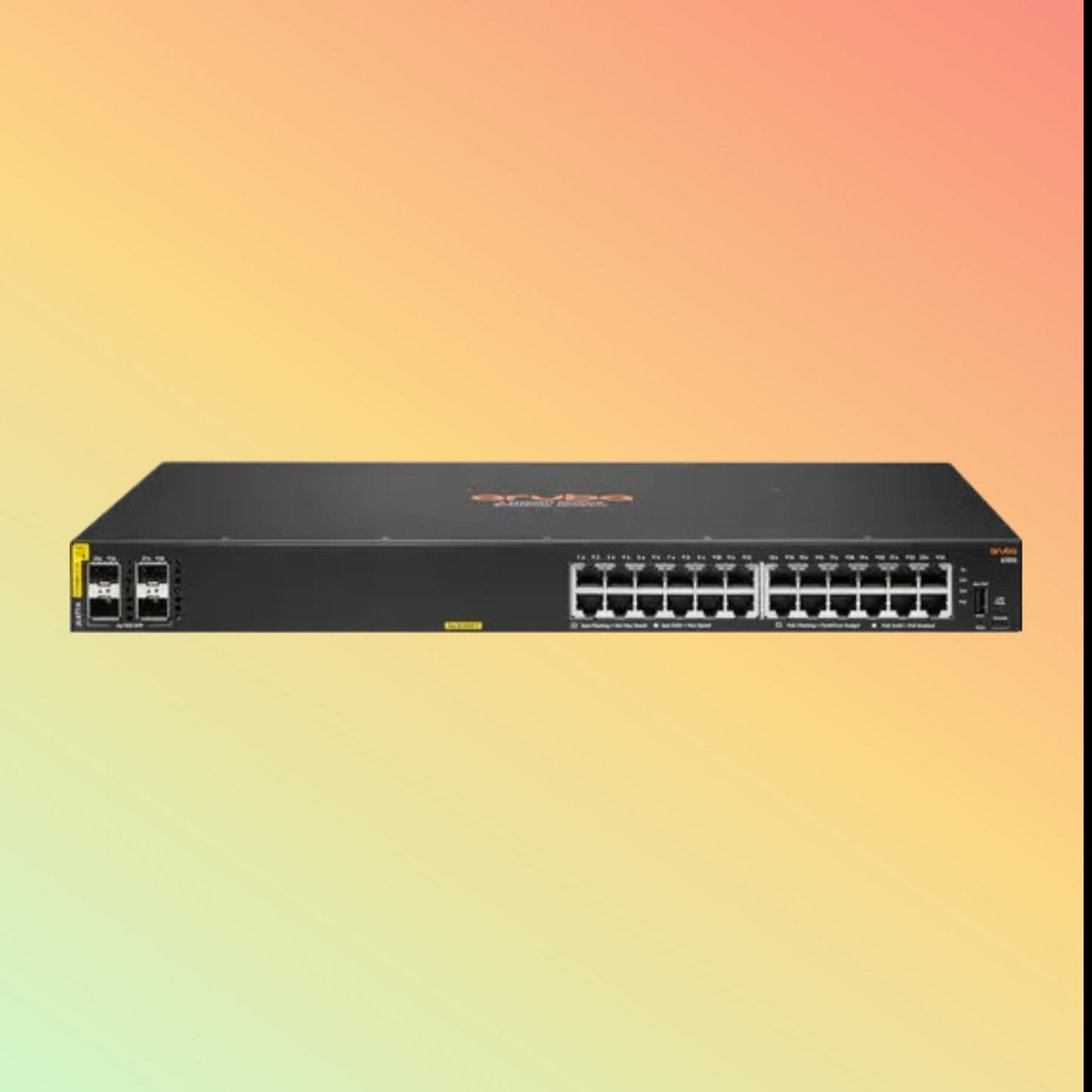 HPE Aruba CX 6000 (R8N87A) Switch - 24 x Gigabit Ethernet PoE+ Ports RJ45 (30 W, 802.3at)