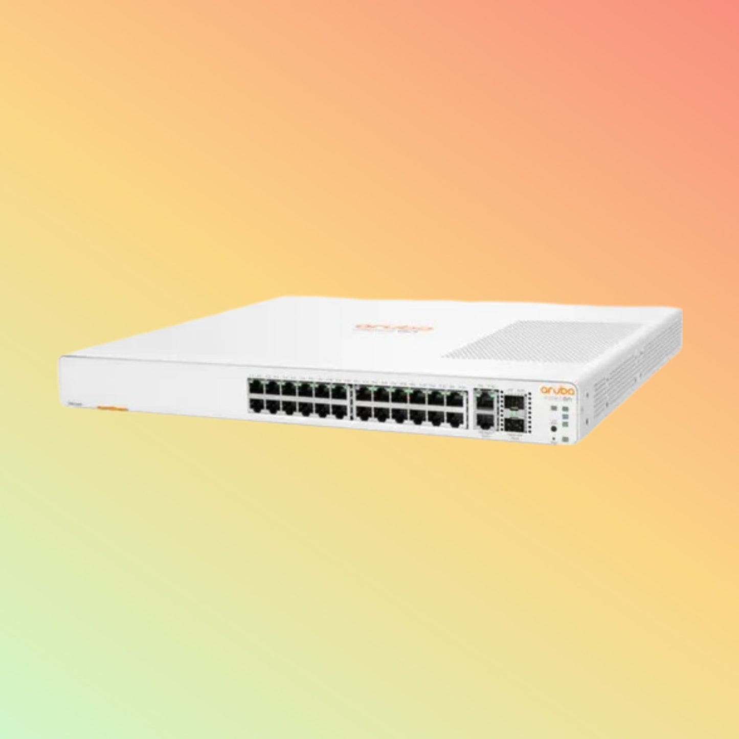 HPE Aruba Instant On 1960 (JL806A) Switch - 24 x Gigabit Ethernet Ports RJ45, 2 x 10 GbE WAN RJ45