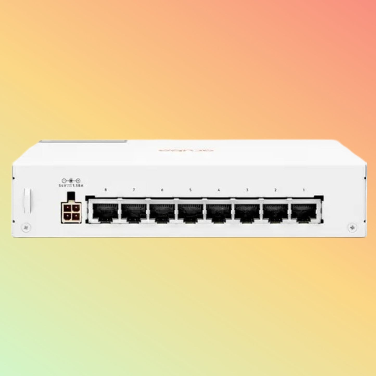 HPE Aruba Instant On 1430 (R8R46A) Switch - 8 x Gigabit Ethernet PoE++ Ports RJ45 (100 W, 802.3bt Type 4)