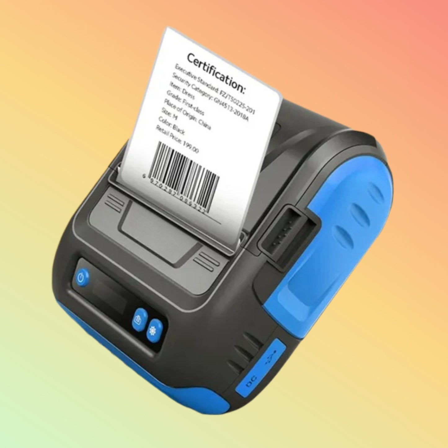 Bluetooth-Enabled 2-in-1 Label and Receipt Printer ✅