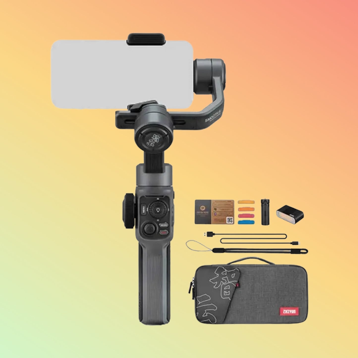 Zhiyun Smooth 5 Combo Gimbal - 3 Axis, Bluetooth 4.2, Lithium-Ion, Gray