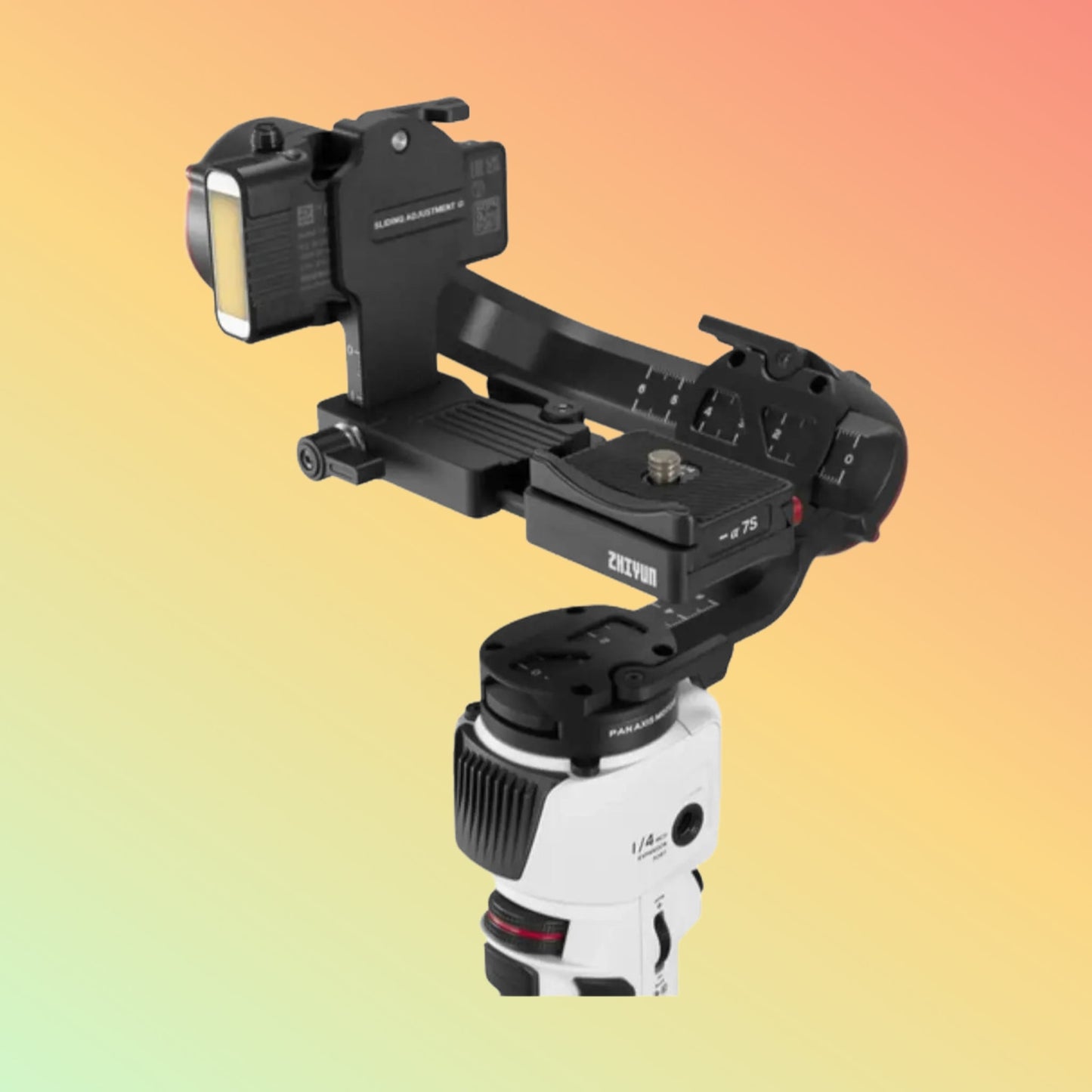 Zhiyun CRANE-M3 Combo Gimbal - 3-Axis, Bluetooth 5.0, Fixed Touchscreen OLED, Black & White