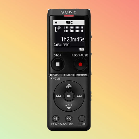 Sony ICD-UX570F Digital Voice Recorder - Built-in USB, OLED Display, Memory 4GB