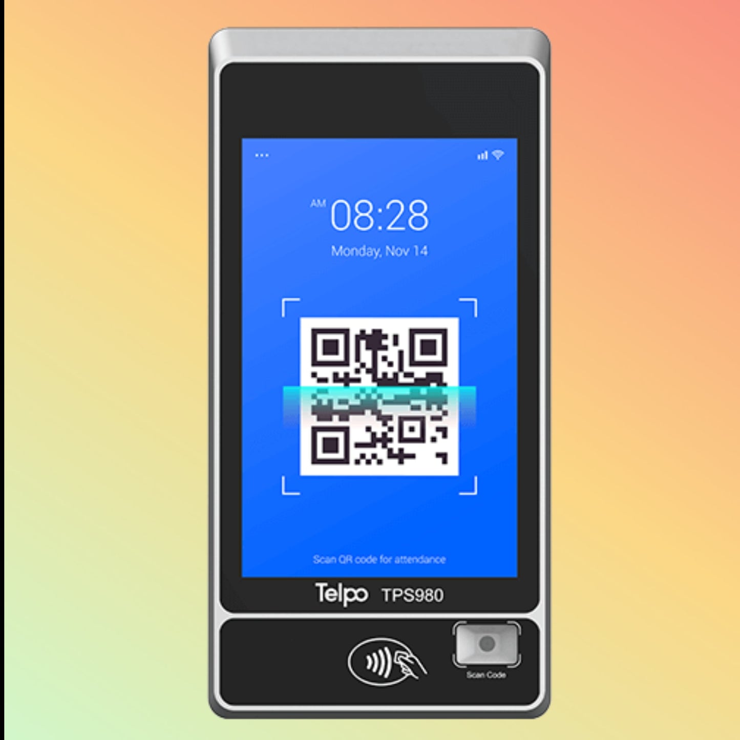 Telpo TPS980 QR Code Attendance Machine