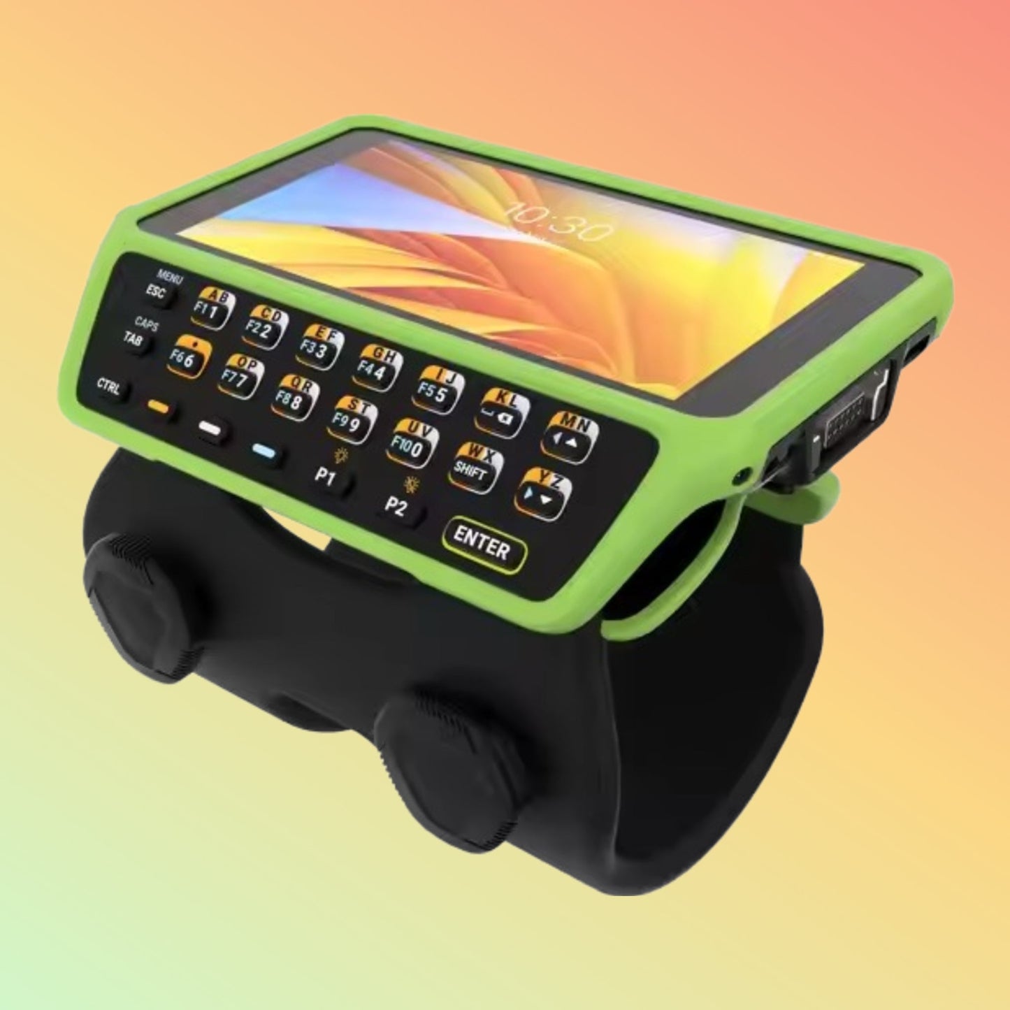 Zebra WT6400 Ultra Rugged 4.7\" Android Mobile Computer with High Quality USB Keyboard 1D/2D Scanning IP65