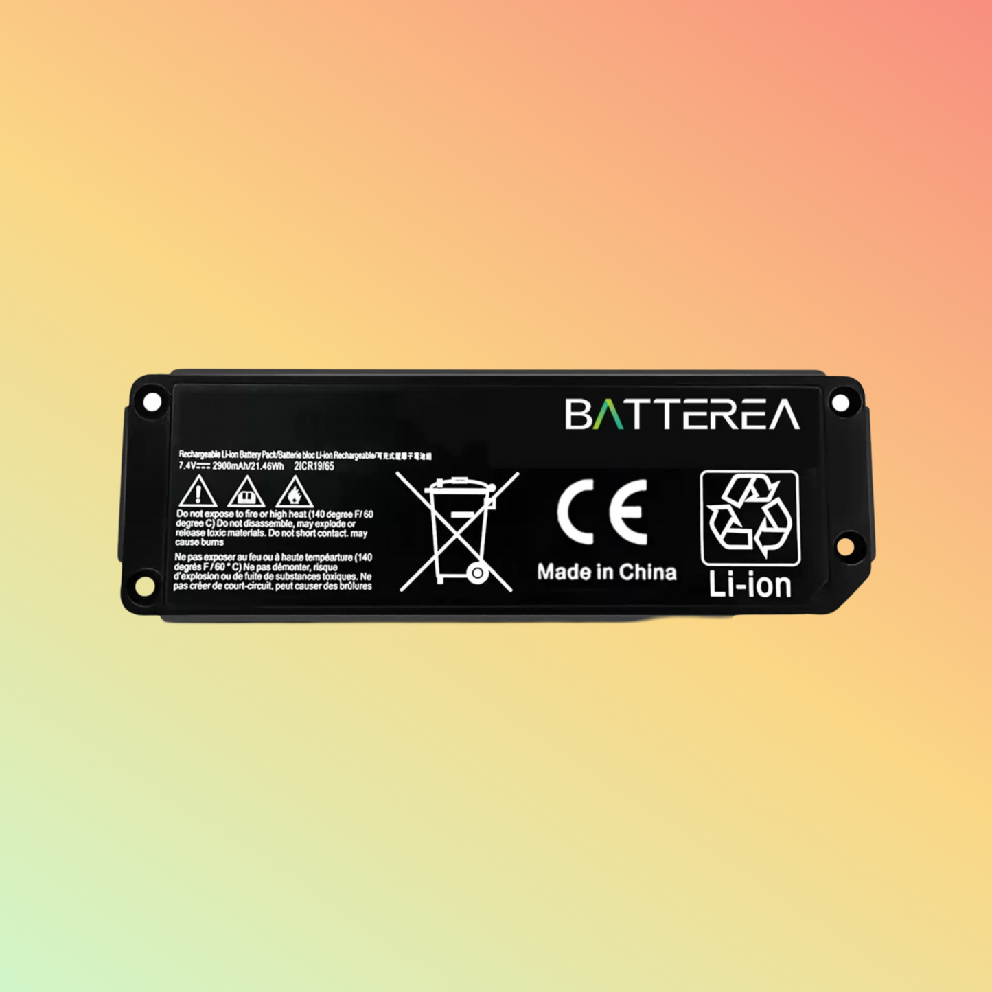 BATTEREA Bluetooth speaker replacement battery for BOSE SoundLink Mini I Only, Fits 061384 061385, 061386, 063287, 063404,7.4V,2900mAh