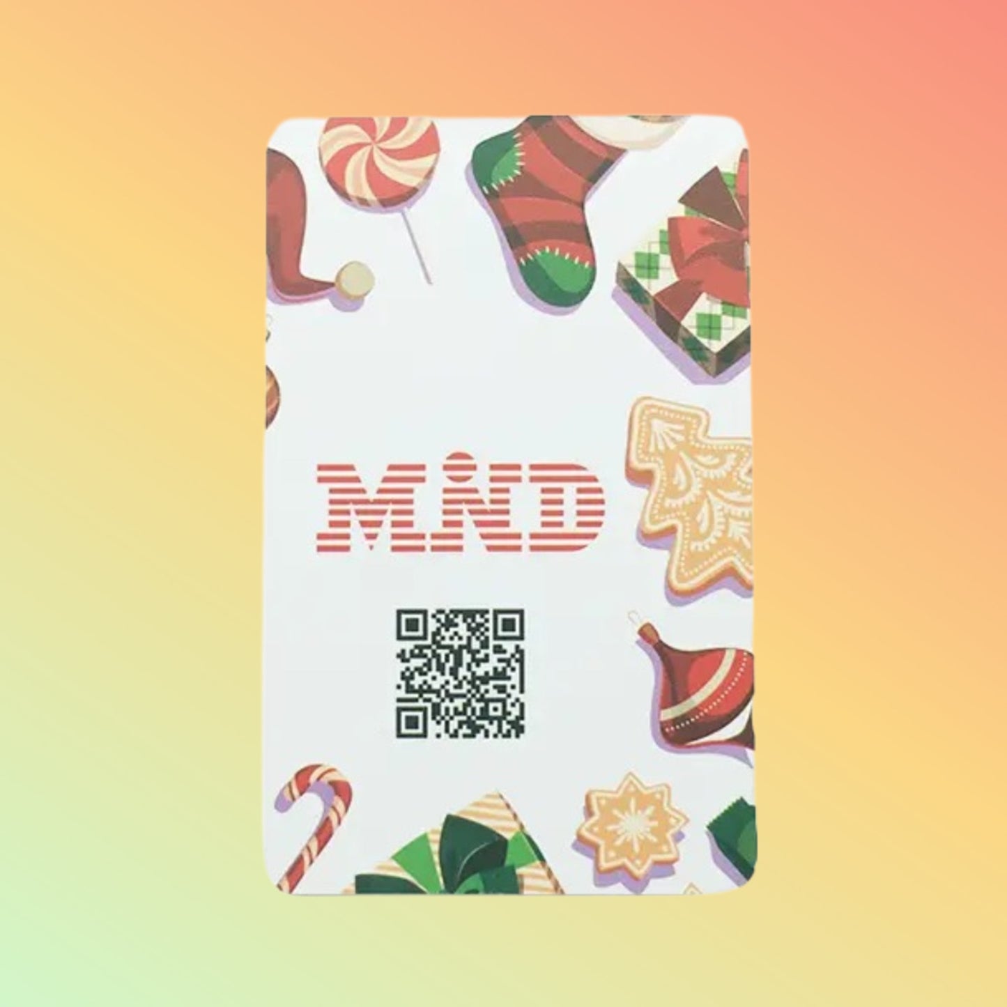 MIND OEM QR code/ barcode plastic membership card