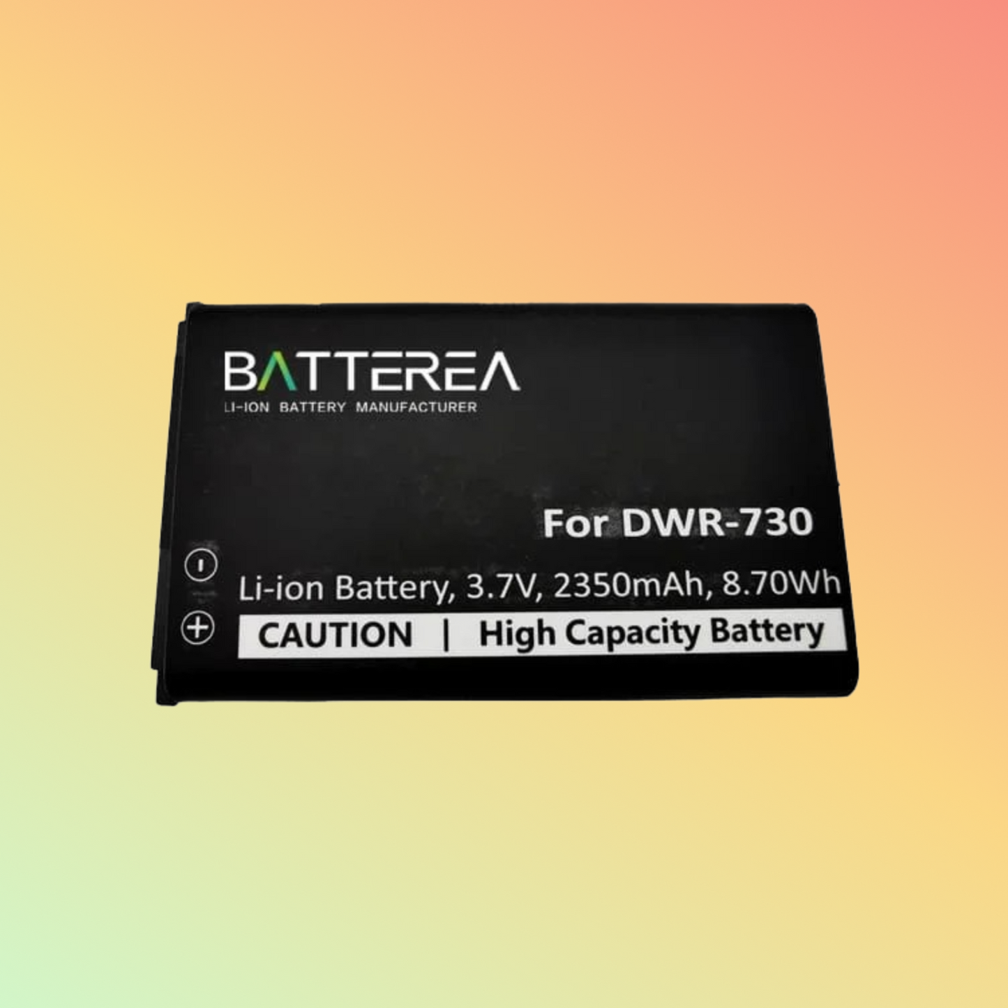 Batterea Wholesales WIFI rooter replacement battery for D-Link DWR-730 Li-ion 3.7V 2350mAh