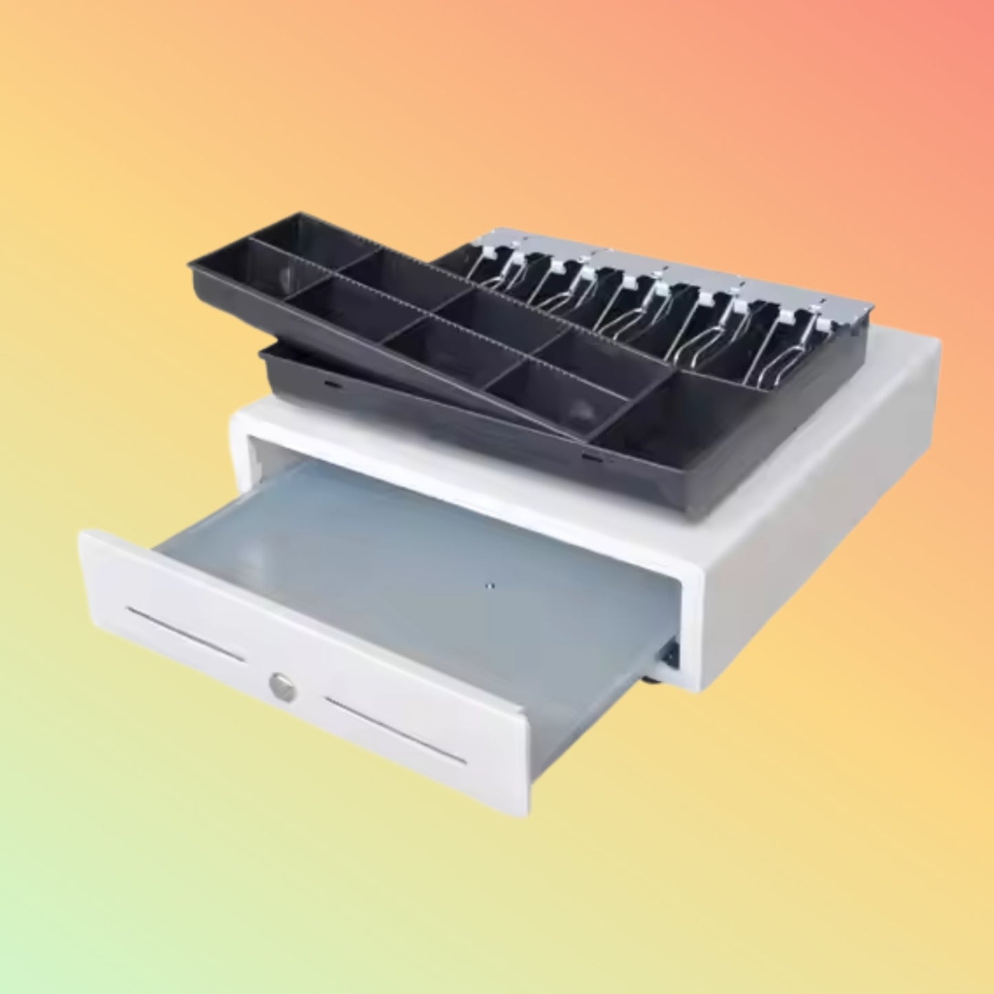 MAKEN SK-460 4 bill 8 coin Heavy duty 3-position lock metal cash drawer for cash register