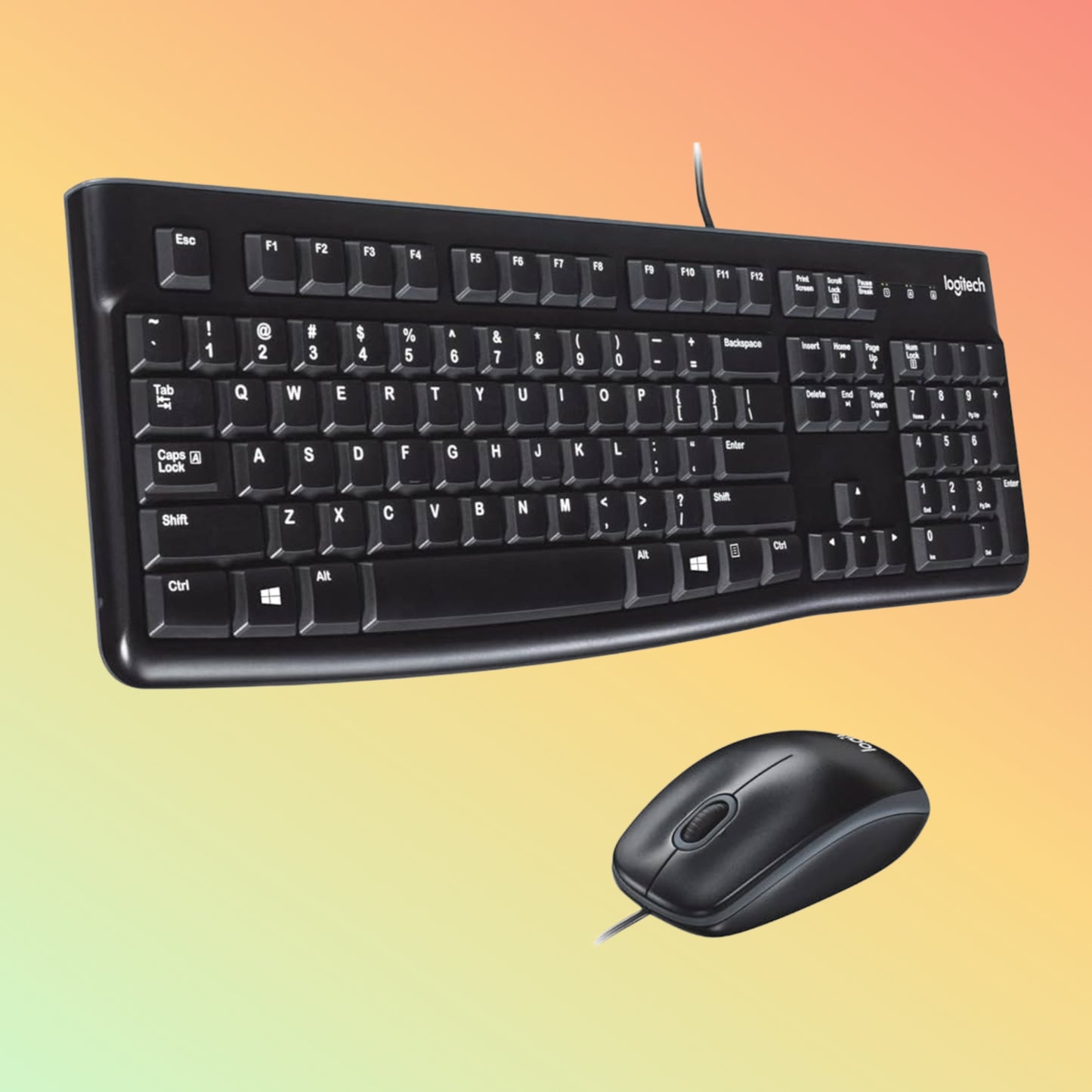 Logitech MK120 Keyboard and Mouse Combo – Full Set