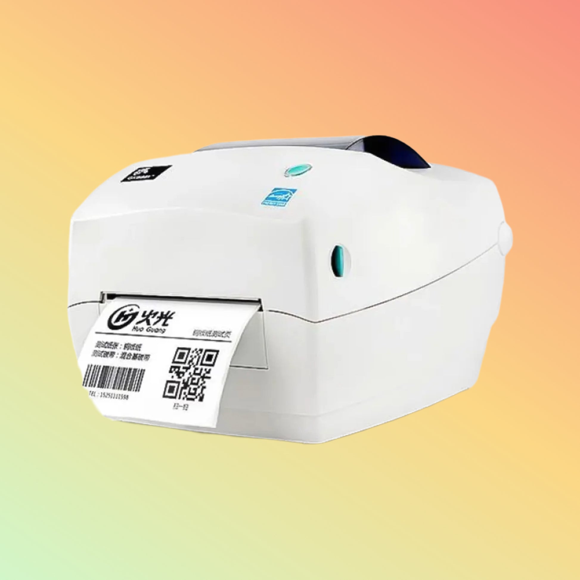 "High-quality 203dpi Compatible GK888T Desktop Printer designed for clear, crisp labels in both small business and industrial environments."