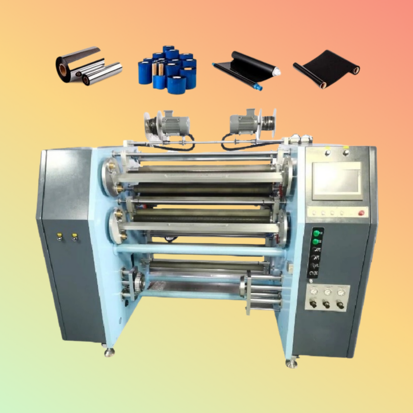 High Speed Automatic/Manual Thermal Transfer Ribbon Cutting Machine