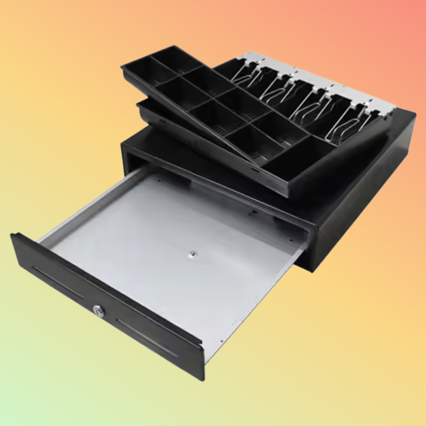 MAKEN 4or5 Bills 8 Coins Strong Durable Security Usb Cash Drawers For Restaurant