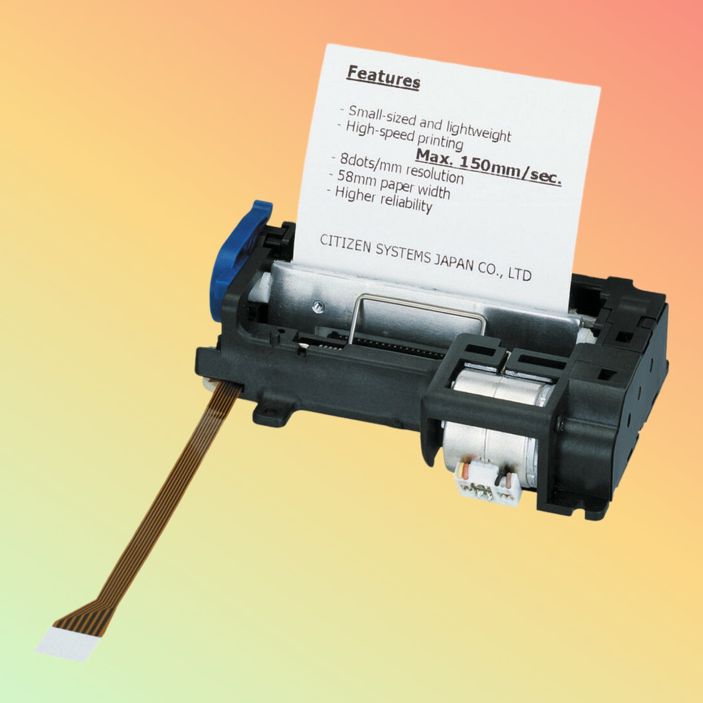 Citizen LT-2220 Thermal Printer Mechanism in packaging, highlighting secure delivery.