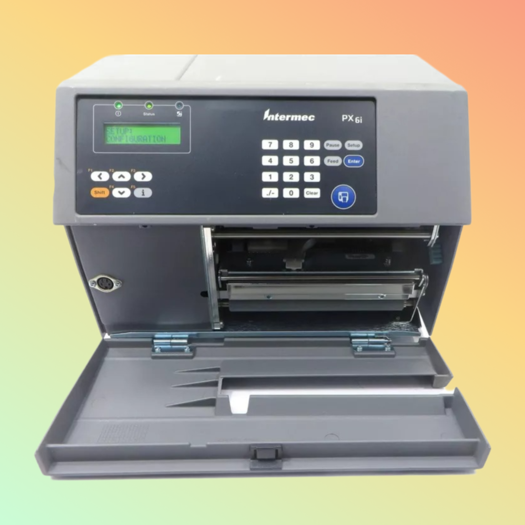 PX6i Control Panel - Interactive keypad control panel for easy operation of the PX6i printer.
