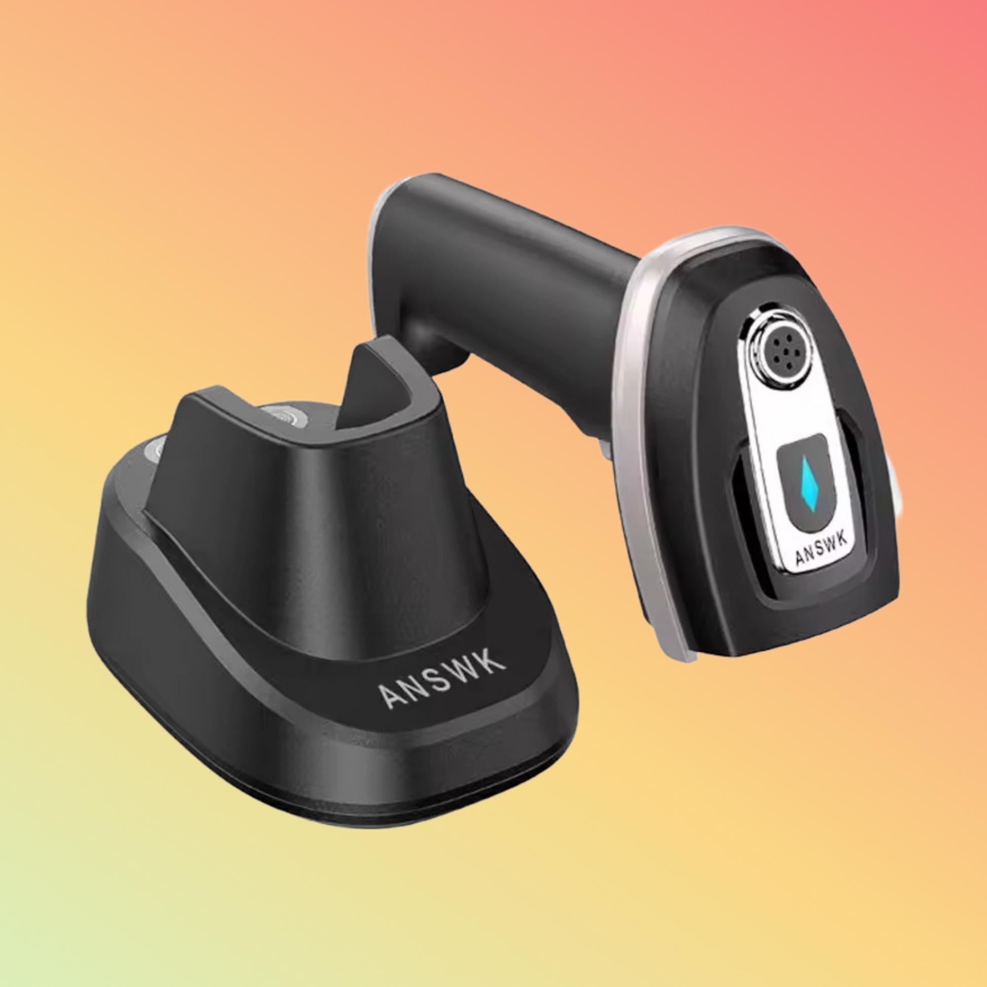 "ANSWK BT5800 Bluetooth barcode scanner with CMOS technology"
