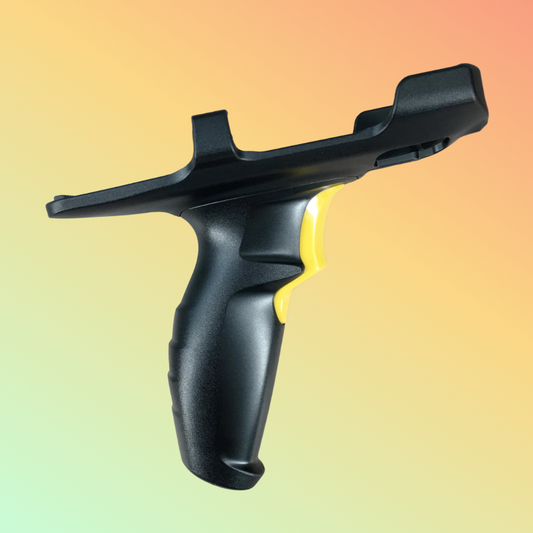 Close-up of TC21/TC26 Snap-On Trigger Handle with ergonomic design
