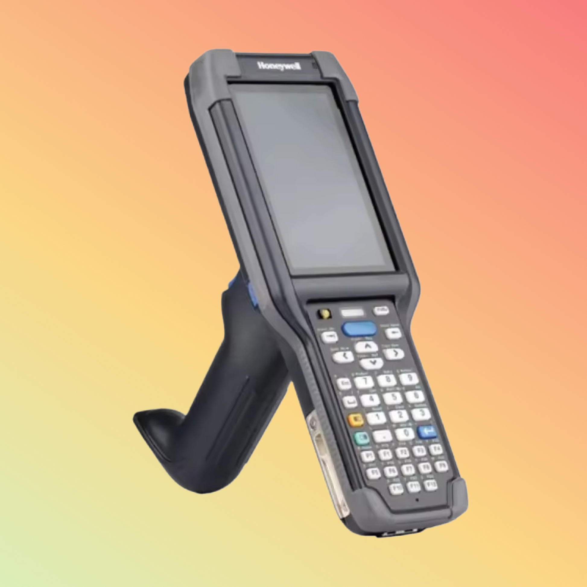 CK65 handheld computer showcasing rugged design in outdoor use.
