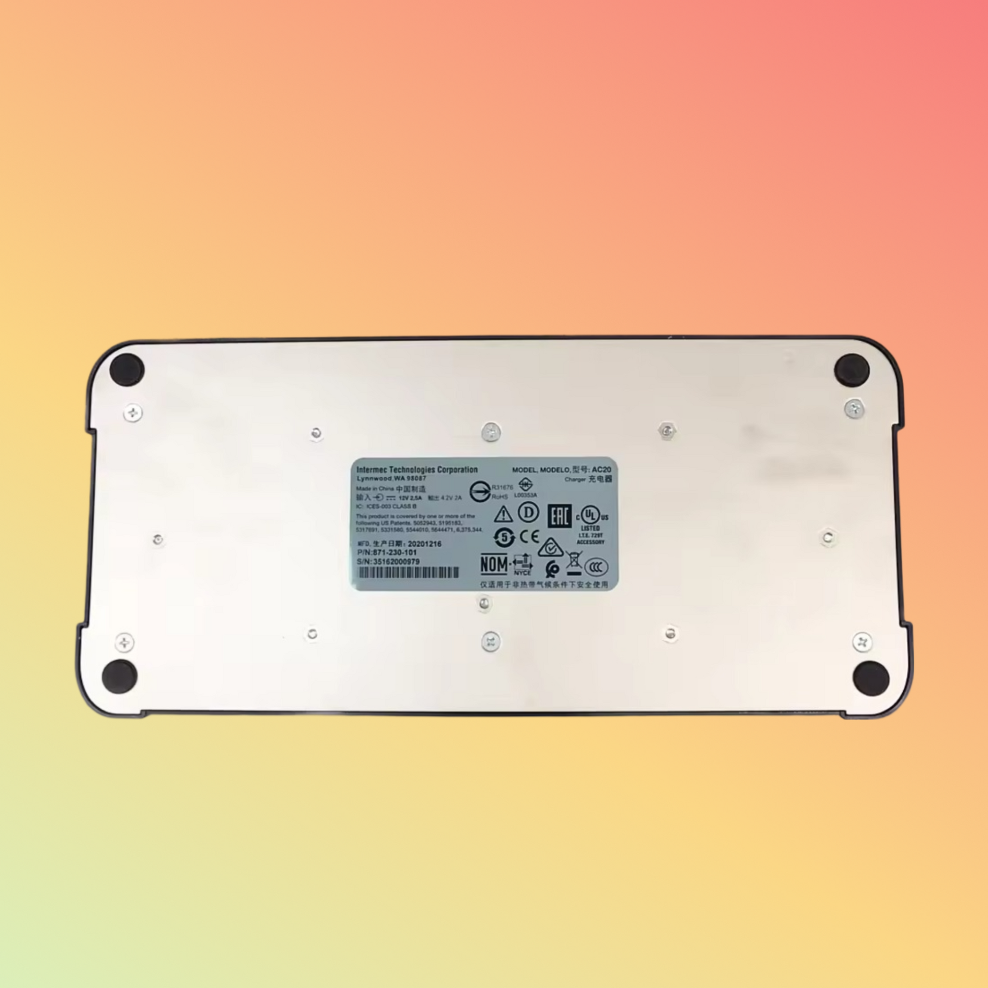 Honeywell CK65 devices being charged using 871-230-101 battery charger.
