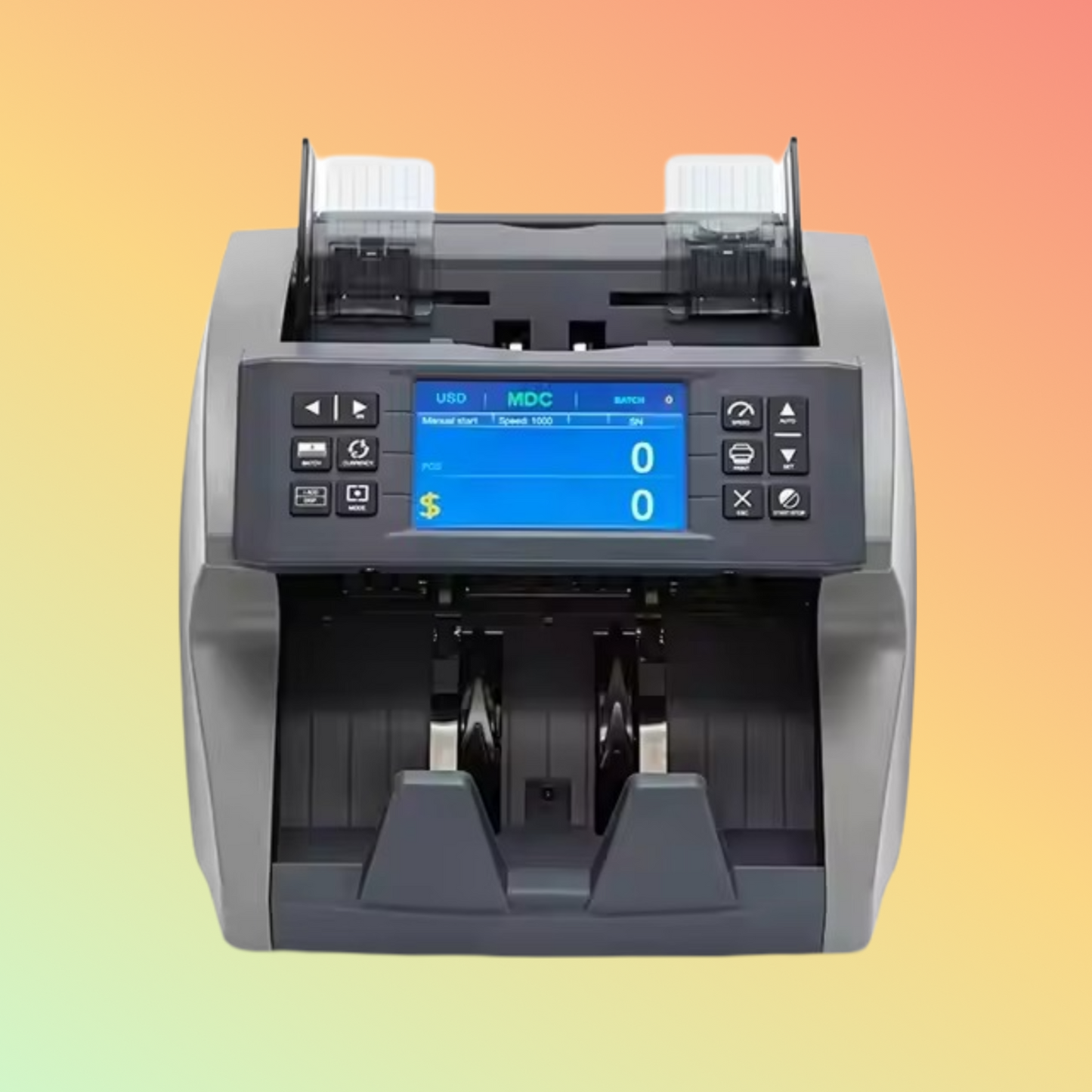 NUMEN Vertical Design Money Counters Machine count Value of Bills Detection Add with Batch Mode Cash Counting Machine