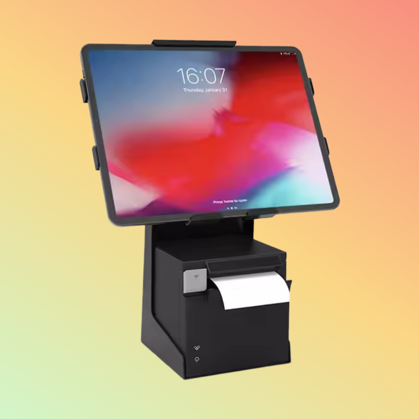 MAKEN Two-In-One Saving Space Tilt POS Terminal Display POS Tablet Stand For Full Series Ipad