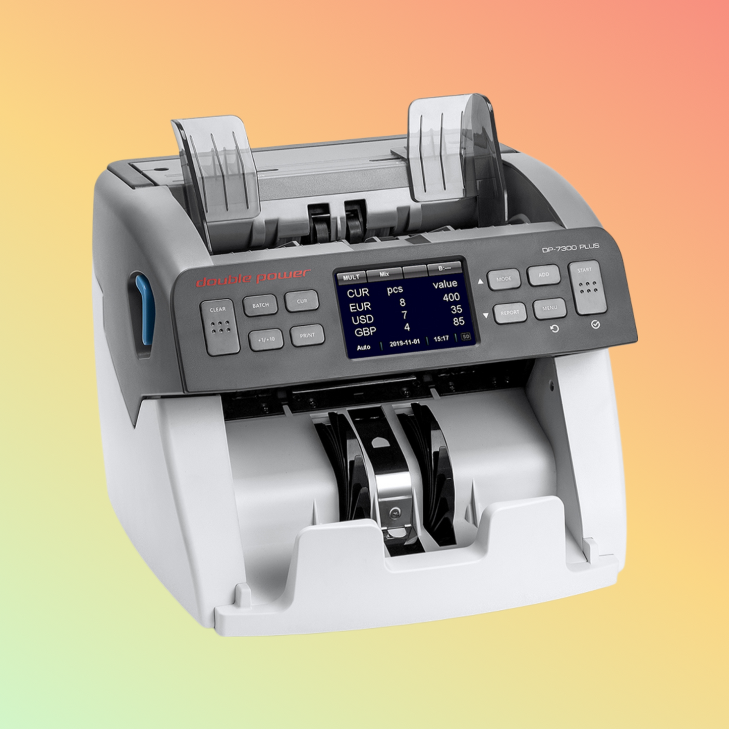 Multi-currency Banknote Value counter DP-7320