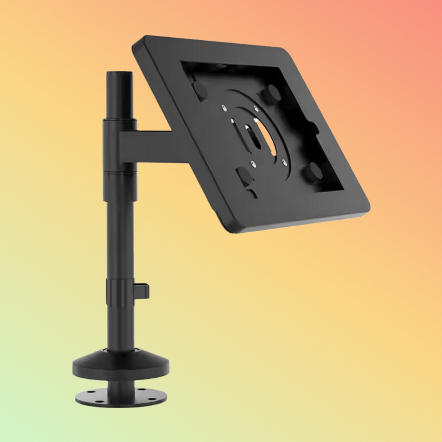 MAKEN SC-1501 Counter Top Flexible Pole Tablet Enclosure Stand Bracket Height Adjustable Tablet Stand