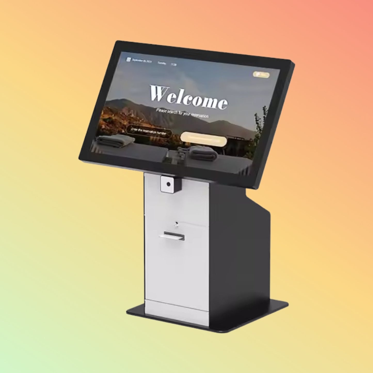 Interactive Self-Service Hospital Health Desktop Card Check-In Medical Kiosks