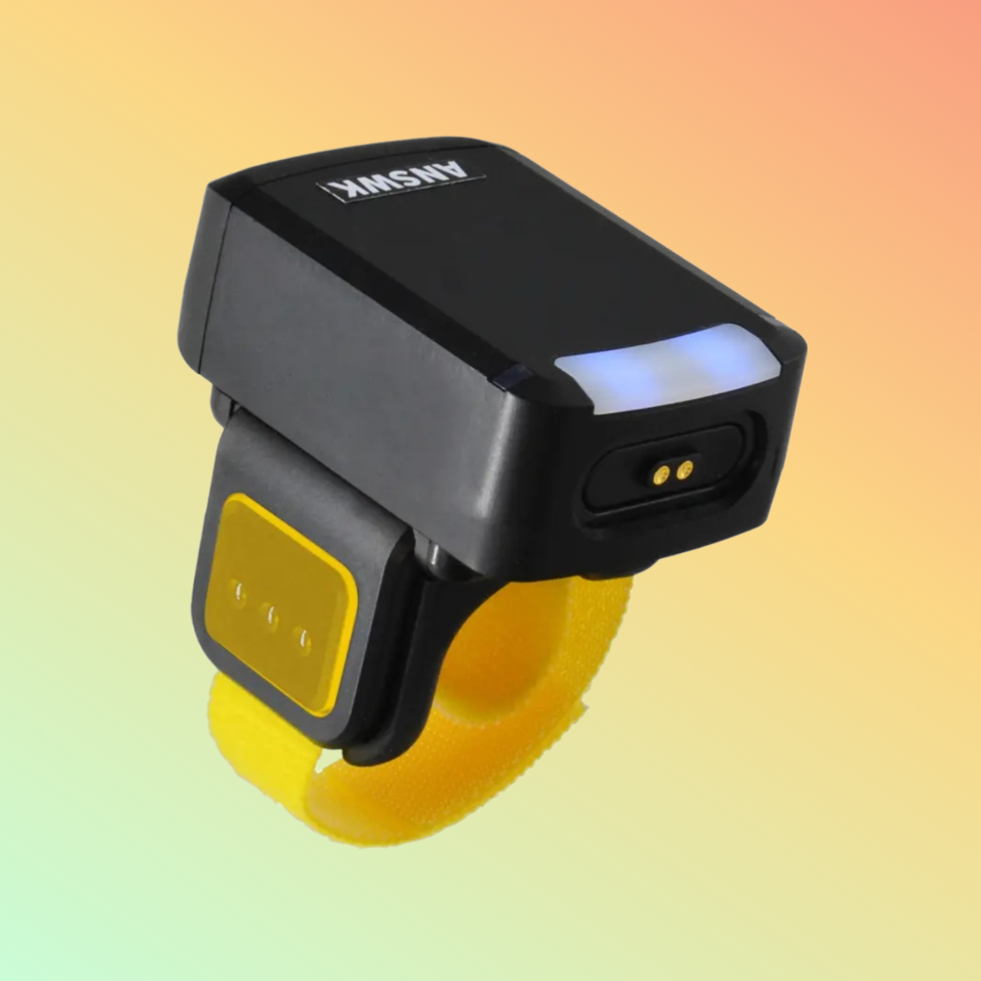 ANSWK RS50 Ring Barcode Scanner Side View
