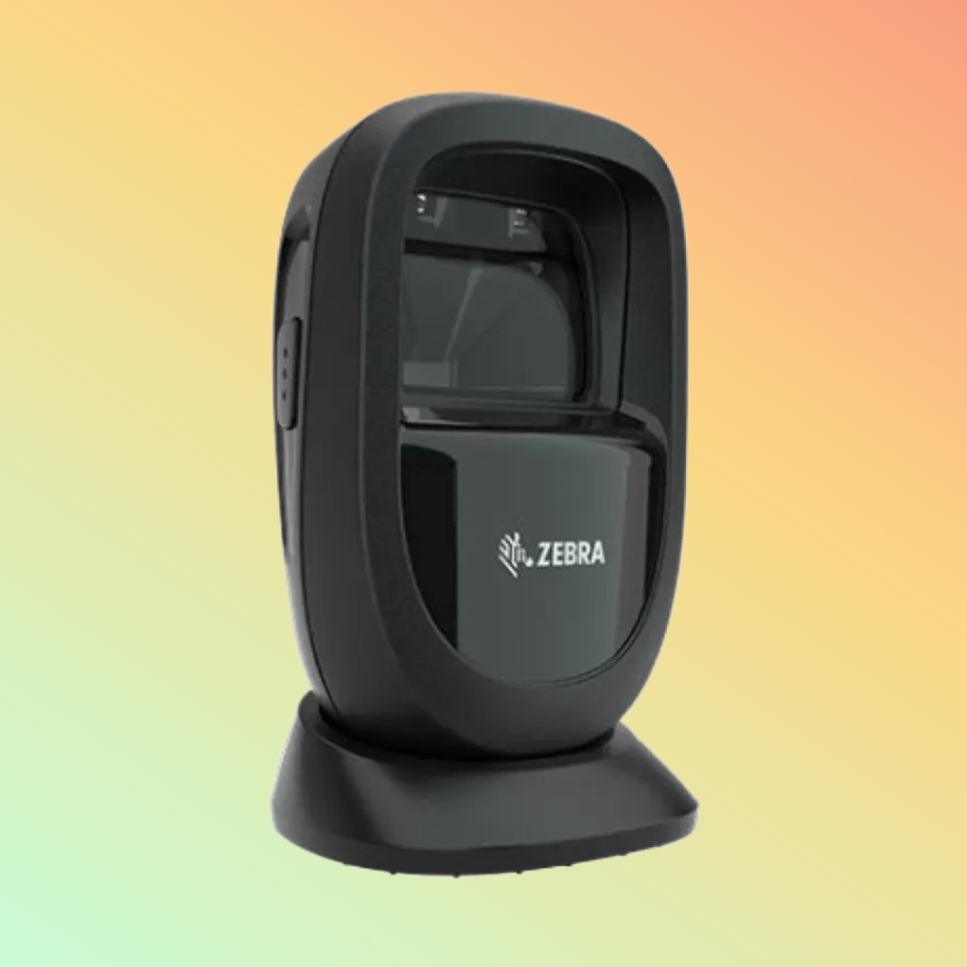 Compact Zebra DS9308 Desktop Scanner in Black
