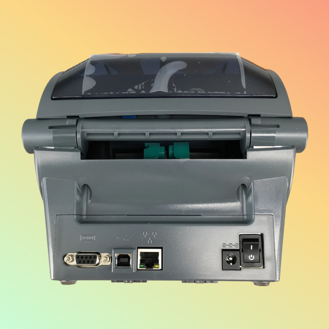 GX430t side view highlighting the printer's dimensions and design
