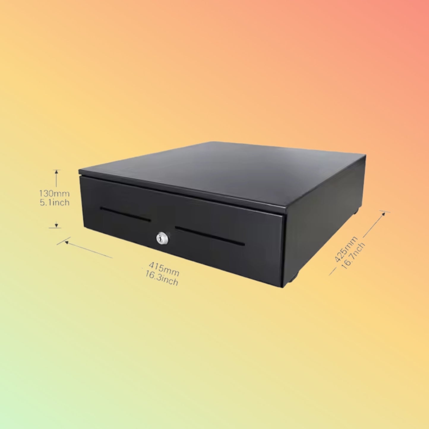 MAKEN ECD-410 High Quality Money Collecting Supermarket Equipment Coffee Bar Money Cash Drawer Box With Slot