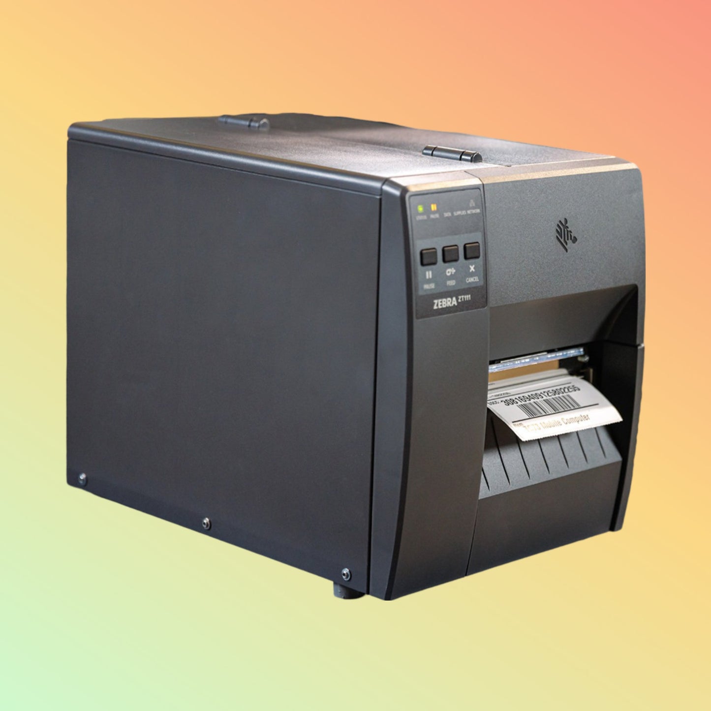 alt="Efficient Zebra ZT111 Printer for Shipping Labels and Product Identification"