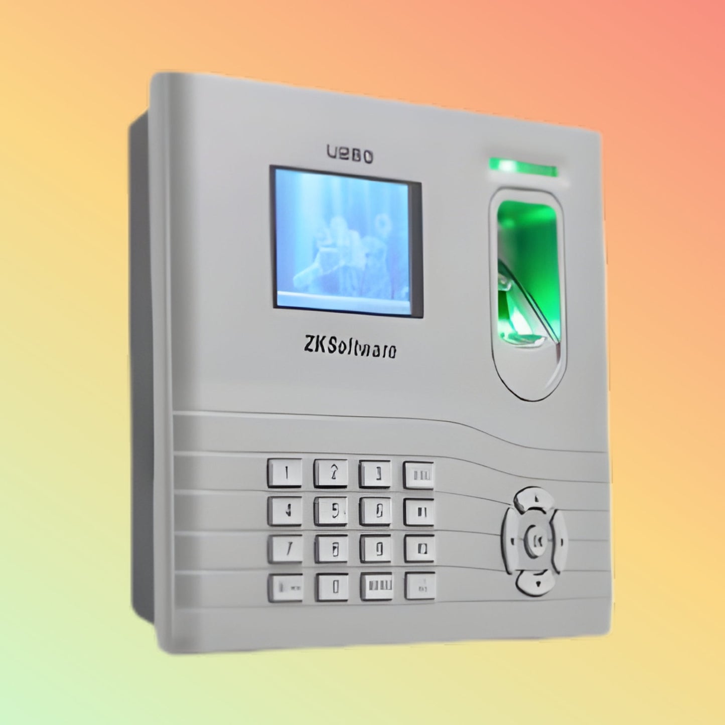 ZKTeco U280 Time Attendance System with LCD Display and USB Ports