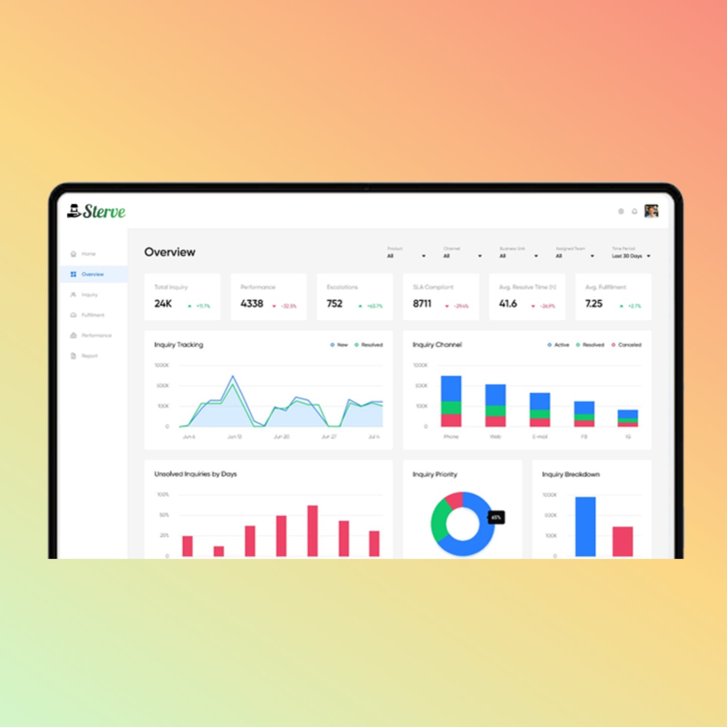 "Sterve POS mobile interface for billing and inventory management."