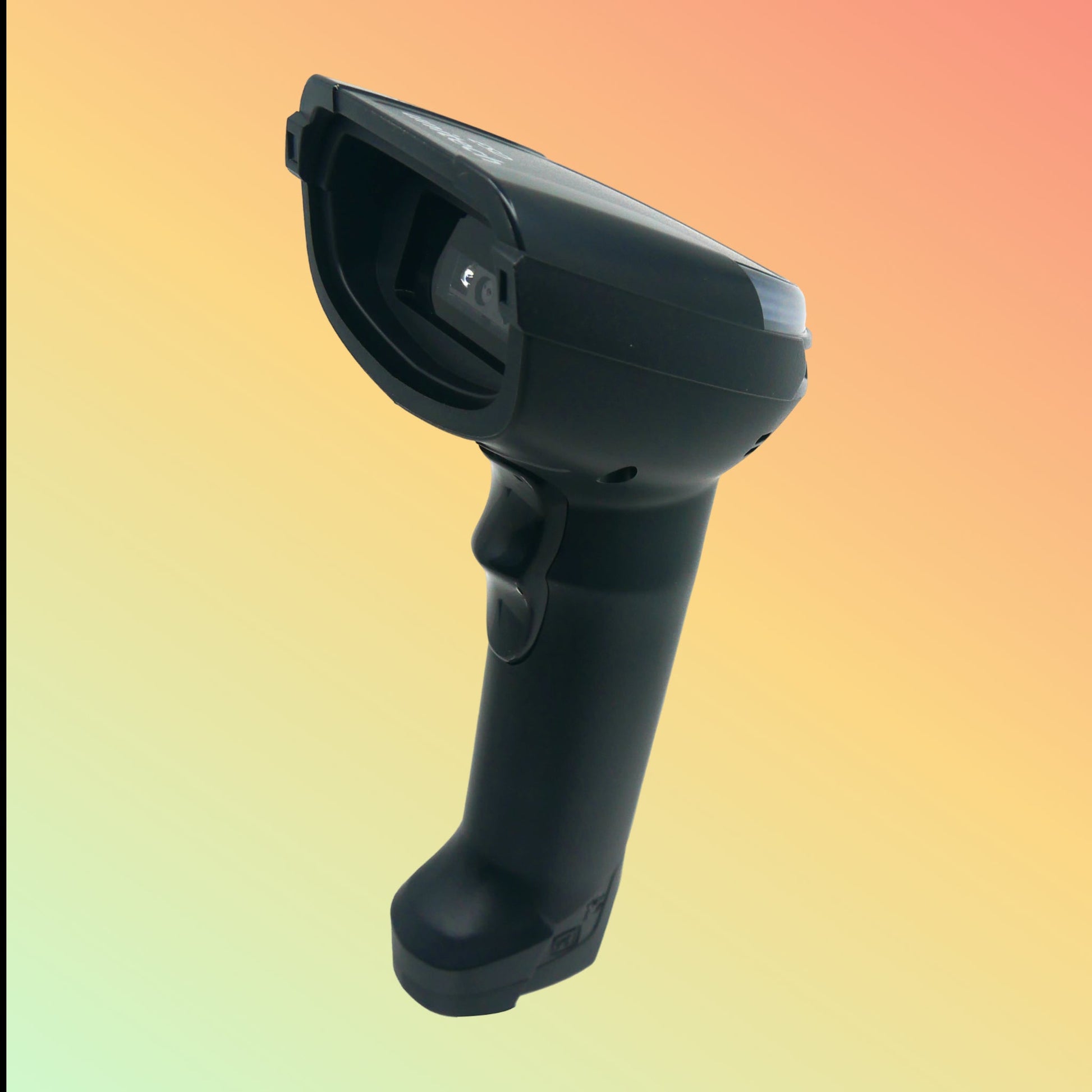 alt="Front view of Unitech MS851B Bluetooth ESD-safe laser scanner"