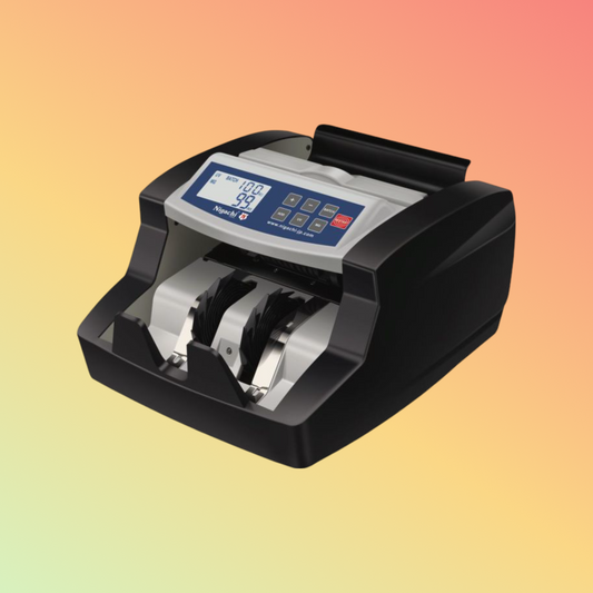 alt="Nigachi NC-35 money counting machine with counterfeit detection feature"