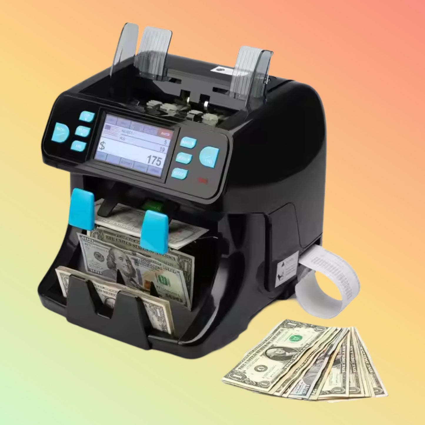 SH-208C CIS Fitness Sorter and Money Binding Paper Tape Bill Counter