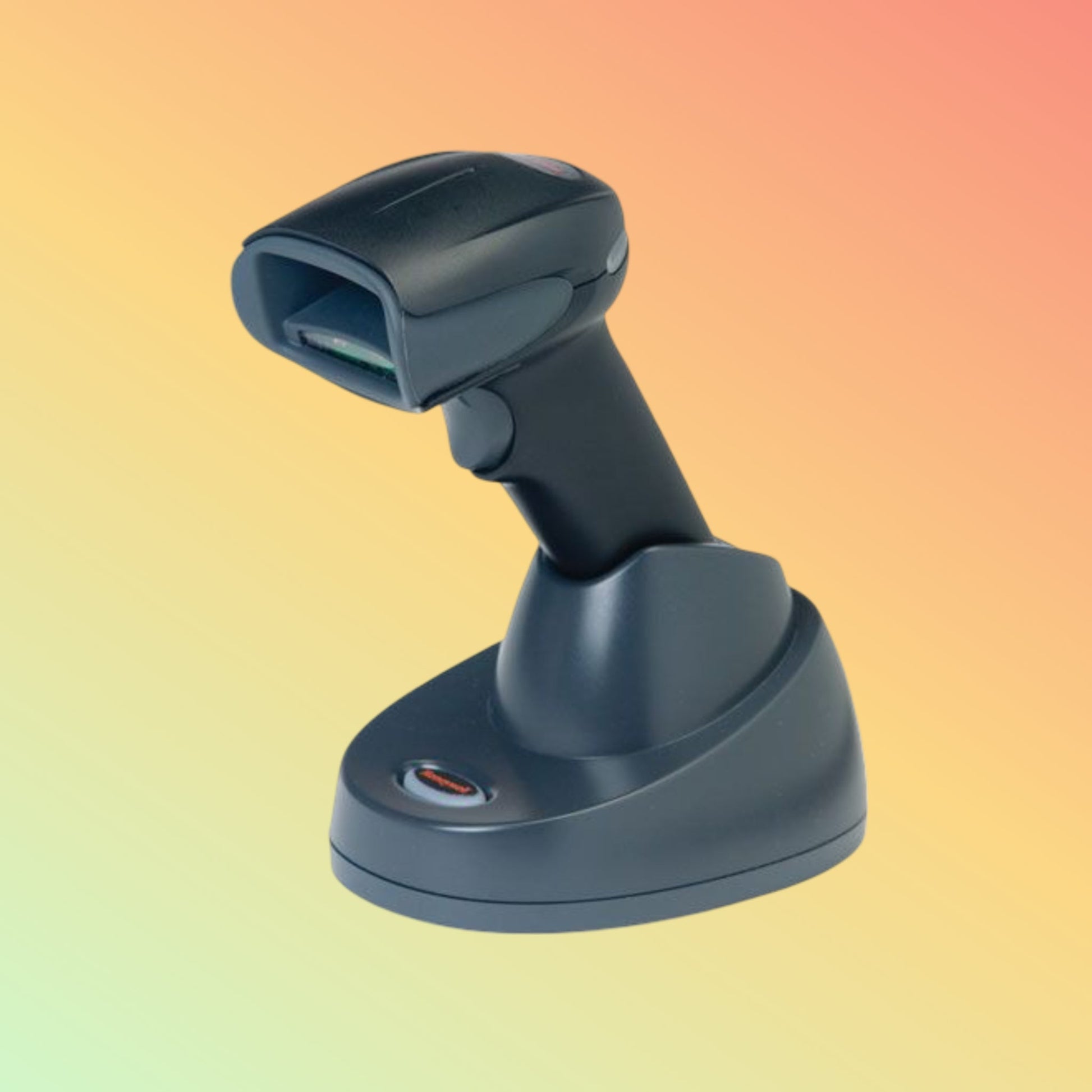 alt="Honeywell Xenon 1902 wireless barcode scanner in operation"