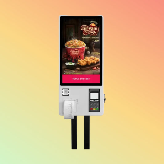 Taiyun 24 Inch Touch Screen 4G Food Order Machine Self Order Kiosk Android in Restaurant