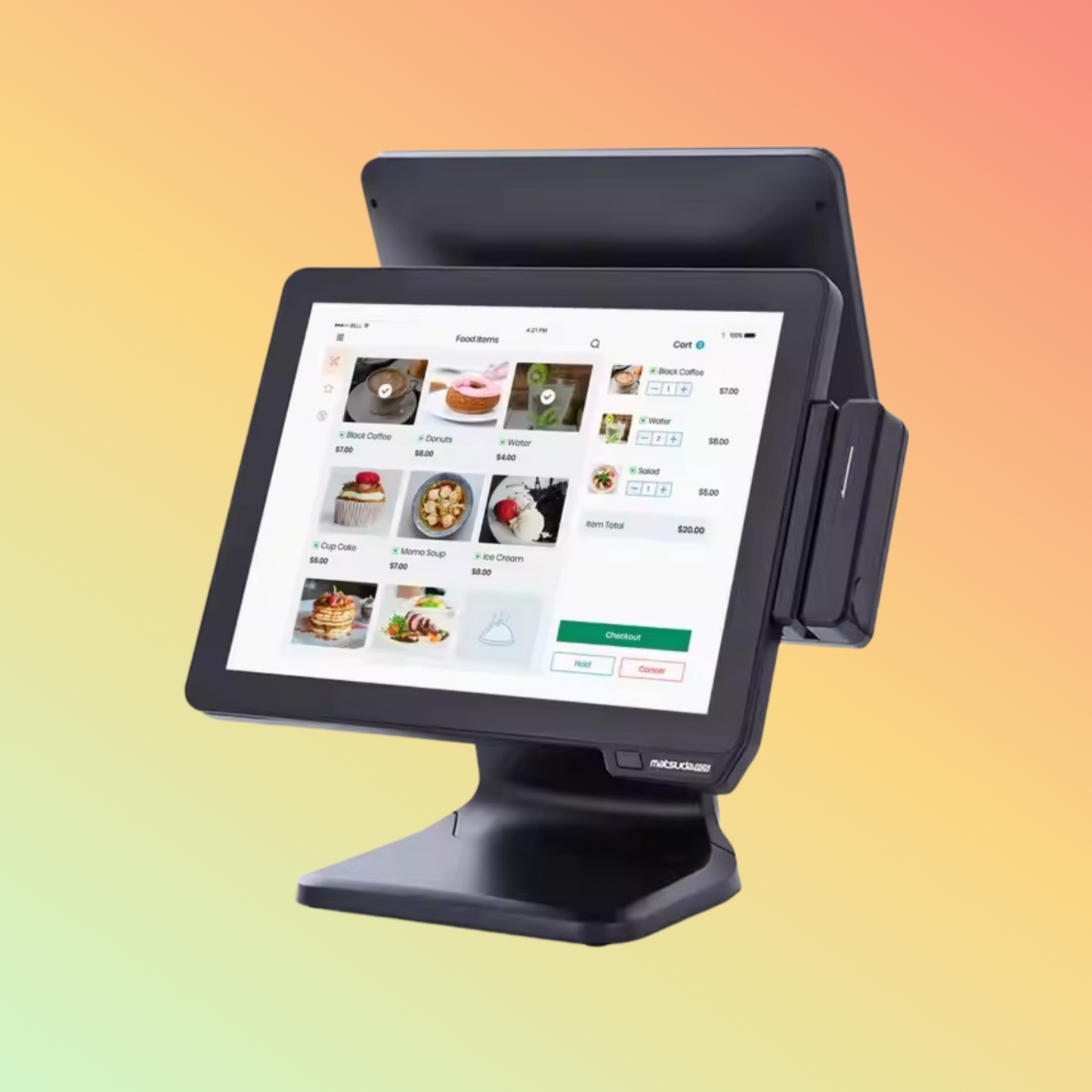 Manufacturer Supply High Quality 10 Points Capacitive Screen Touch Pos Terminal Epos Pos System Point of Sale