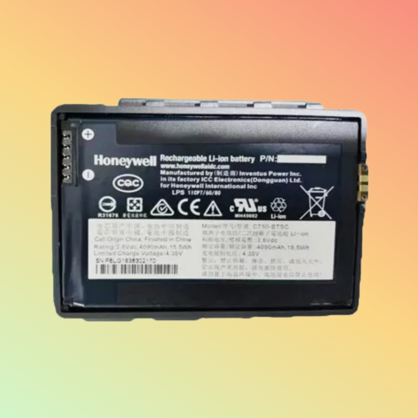 Battery(CT50-BTSC) with Battery Cover 4090mAh for CT60