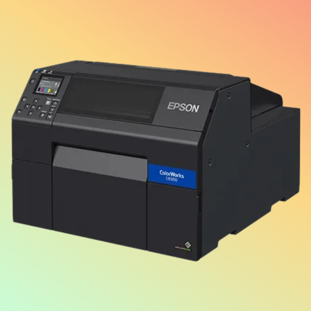 Color Inkjet Label Printer - Compact and rugged EPSON printer delivering vibrant color labels.
