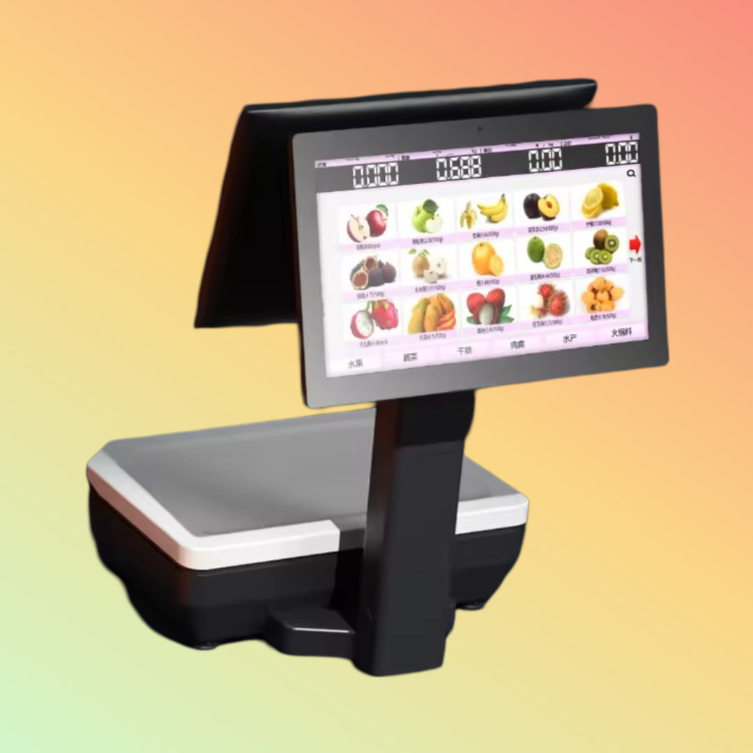 15.6-inch Touch Screen Label Scale with AI Technology