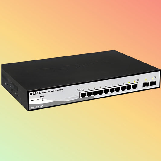 alt="D-Link Switch 8 Port POE DGS-1210-10P for efficient network management"