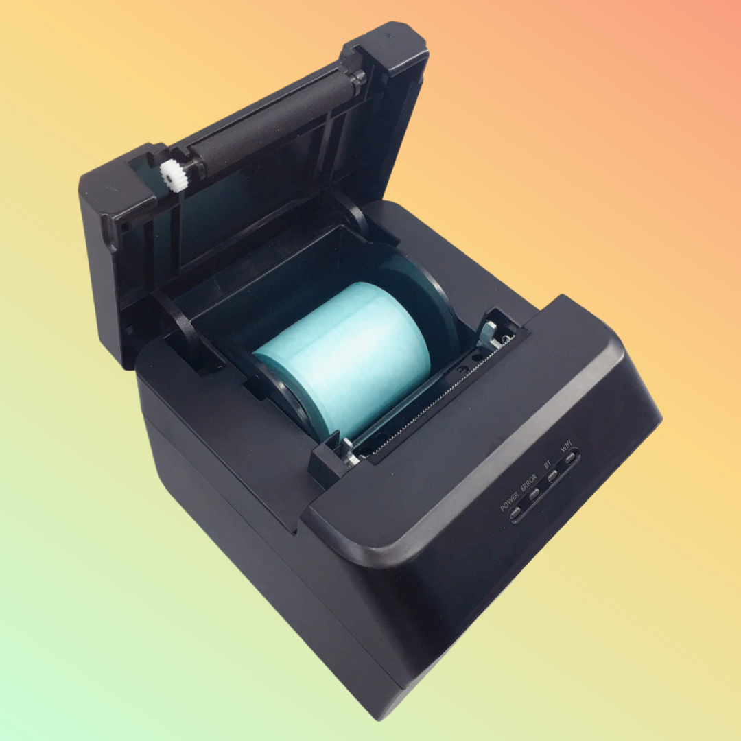 Portable Barcode Printer MHT-L58D - Lightweight thermal printer for Android, iOS, and Windows systems.
