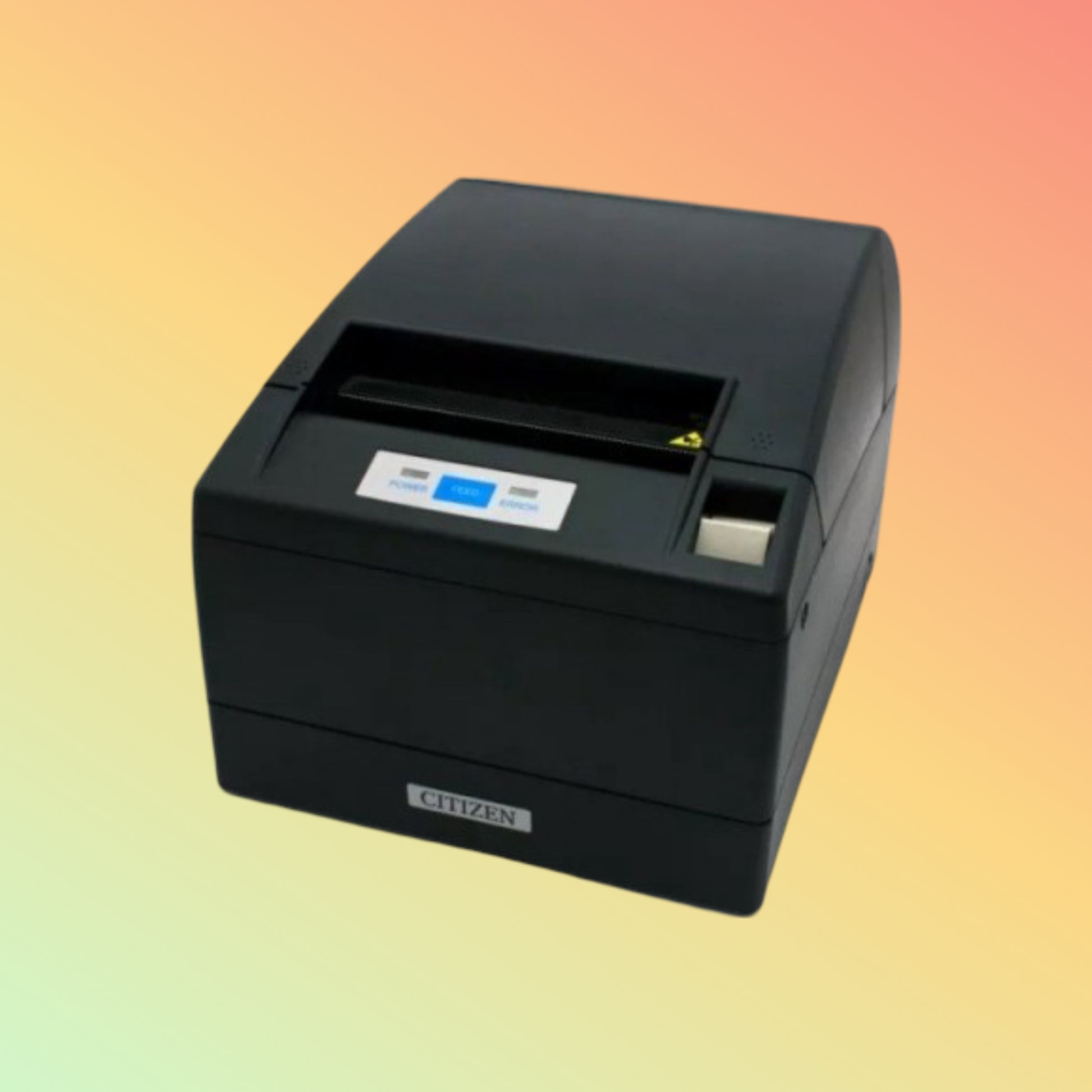 "Citizen CT-S4000 printer showcasing wall-mount capabilities"