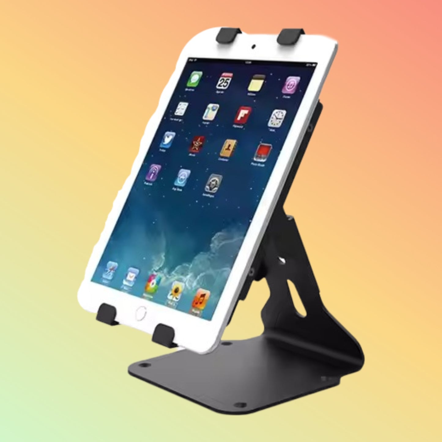 MAKEN SC-1401 Adjustable Countertop Metal Security Tablet Display Universal Desktop Tablet Stand