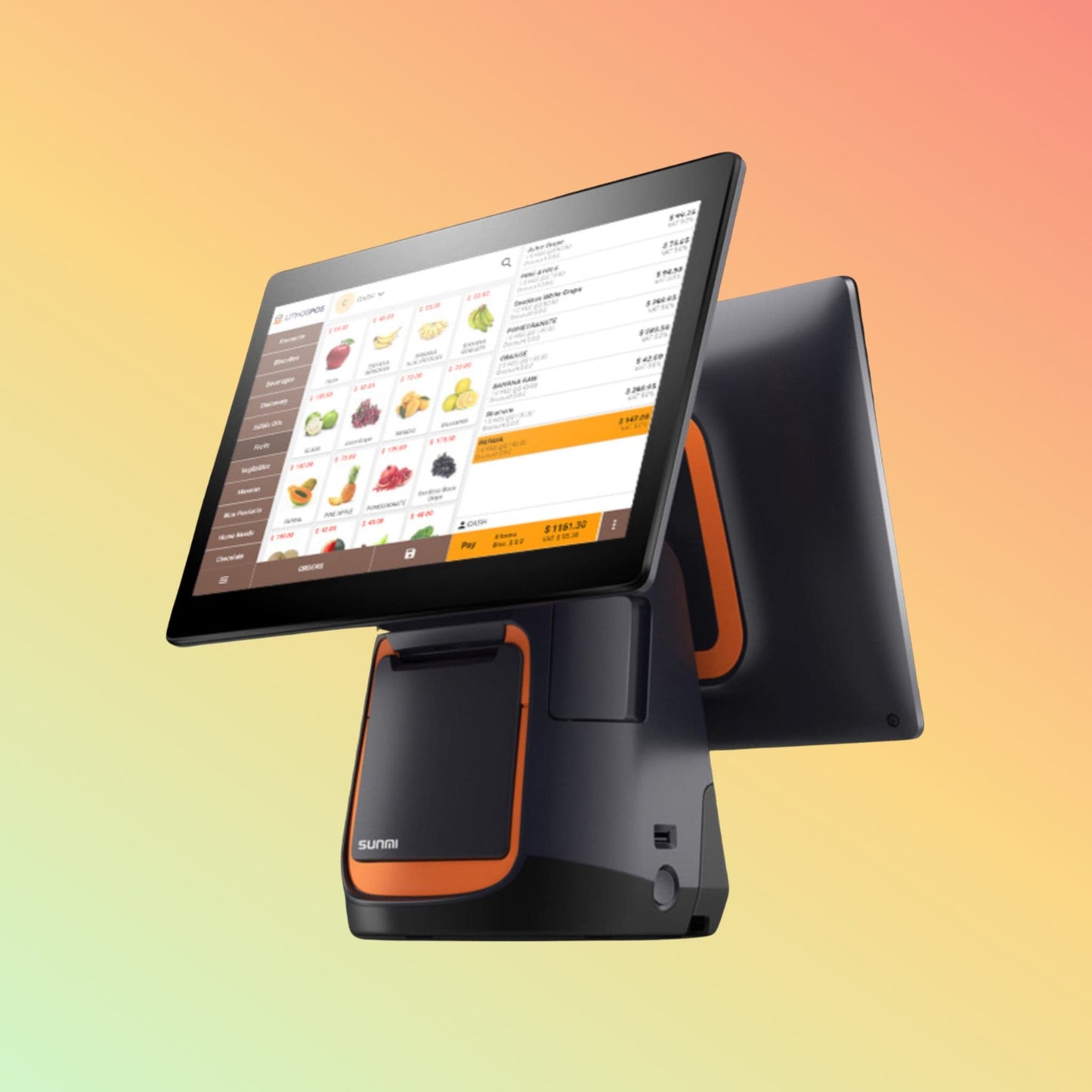 Sunmi T2S Android POS Terminal - Showcases the Android 9.0 OS, providing extensive app compatibility for business enhancement.